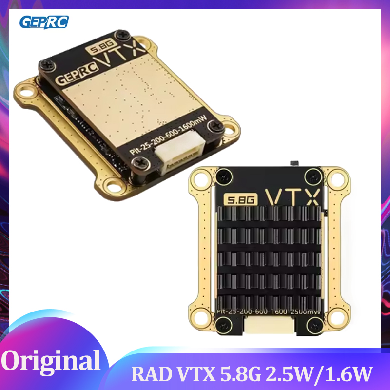 GEPRC RAD VTX 5.8G 1.6W 2.5W 4 - đánh giá và giá Geprc Rad Vtx 5.8G 2.5W