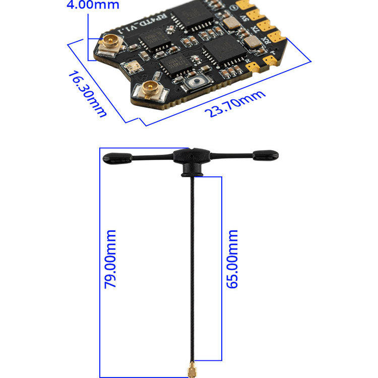RadioMaster RP4TD ExpressLRS 2 - đánh giá và giá Foxeer Reaper Extreme 2.5W Vtx